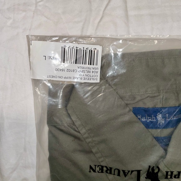 Ralph Lauren Men's Olive Button Down Shirt - Picture 4 of 9